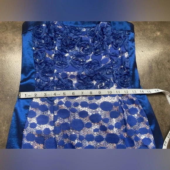 Jessica McClintock Junior’s Women’s Rose Seuqin Dress - SIZE 8 - Picture 11 of 13